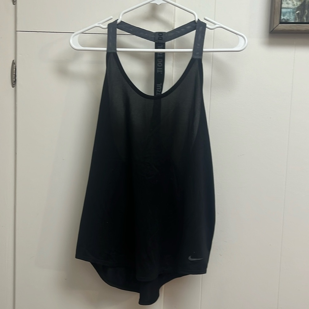 Black Nike Workout Tank Loose Fitting
